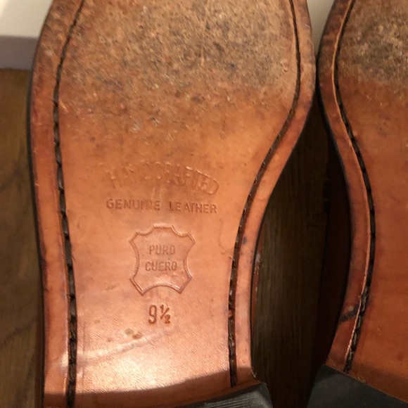 LL Bean Men’s Brown Leather Penny Loafers Slip on Casual Shoes Sz. 9 1/2 D. - Picture 8 of 8